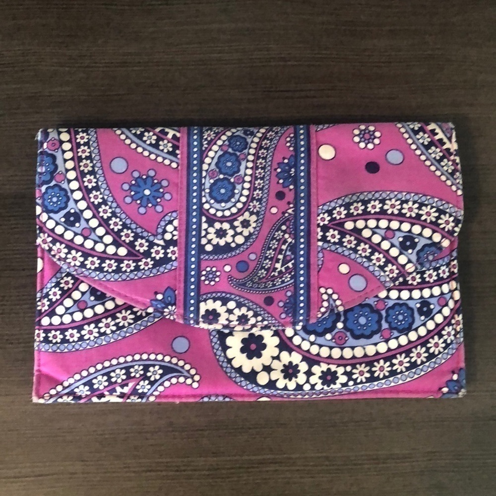Vera Bradley paisley and flower print wallet